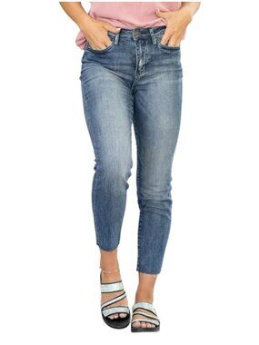 Judy Blue Shelly High Rise Relaxed Straight Jeans Denim Women’s 28‎